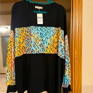 Nwt 3x long sleeve top